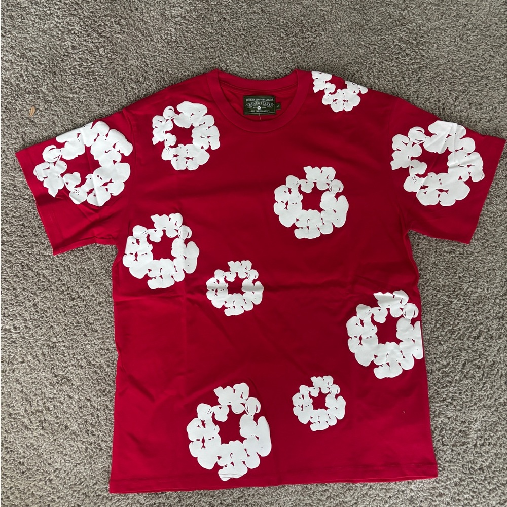 Red Graphic Short Sleeve Tee